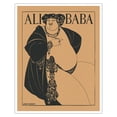 thumbnail image 1 of Ali Baba - Cover Illustration for The Forty Thieves - Vintage Art Nouveau Poster by Aubrey Vincent Beardsley c.1897 - Fine Art Matte Paper Print (Unframed) 16x20in, 1 of 4