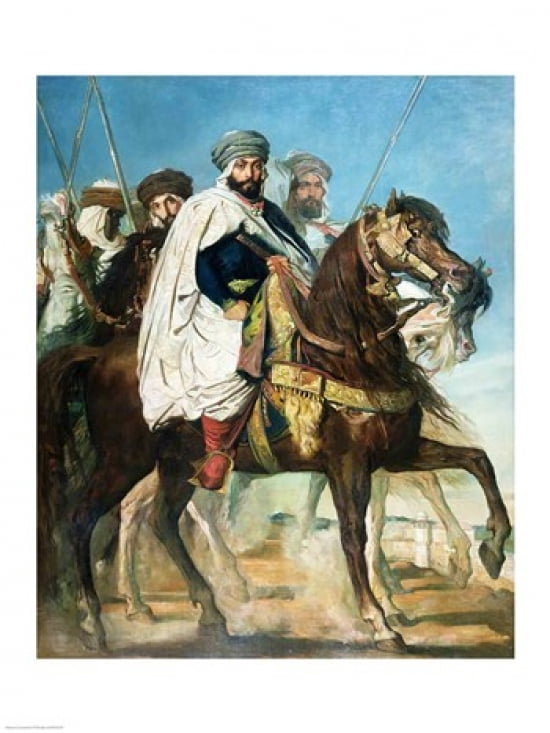 Ali Ben Ahmed Canvas Art - Theodore Chasseriau (18 x 24)