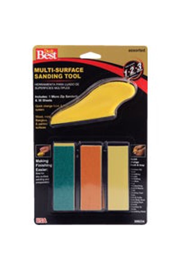 Do it Best Micro Zip Sander Hand Sanding Kit - Pack of 7