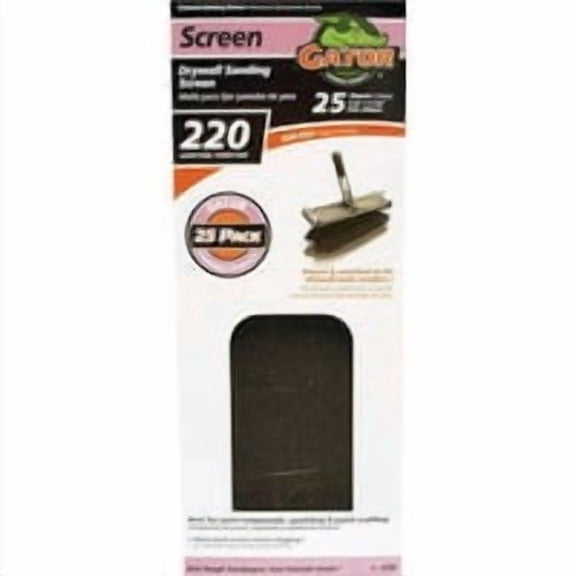 Ali Industries Gator Grit Precut Drywall Sanding Screen - Pack of 3