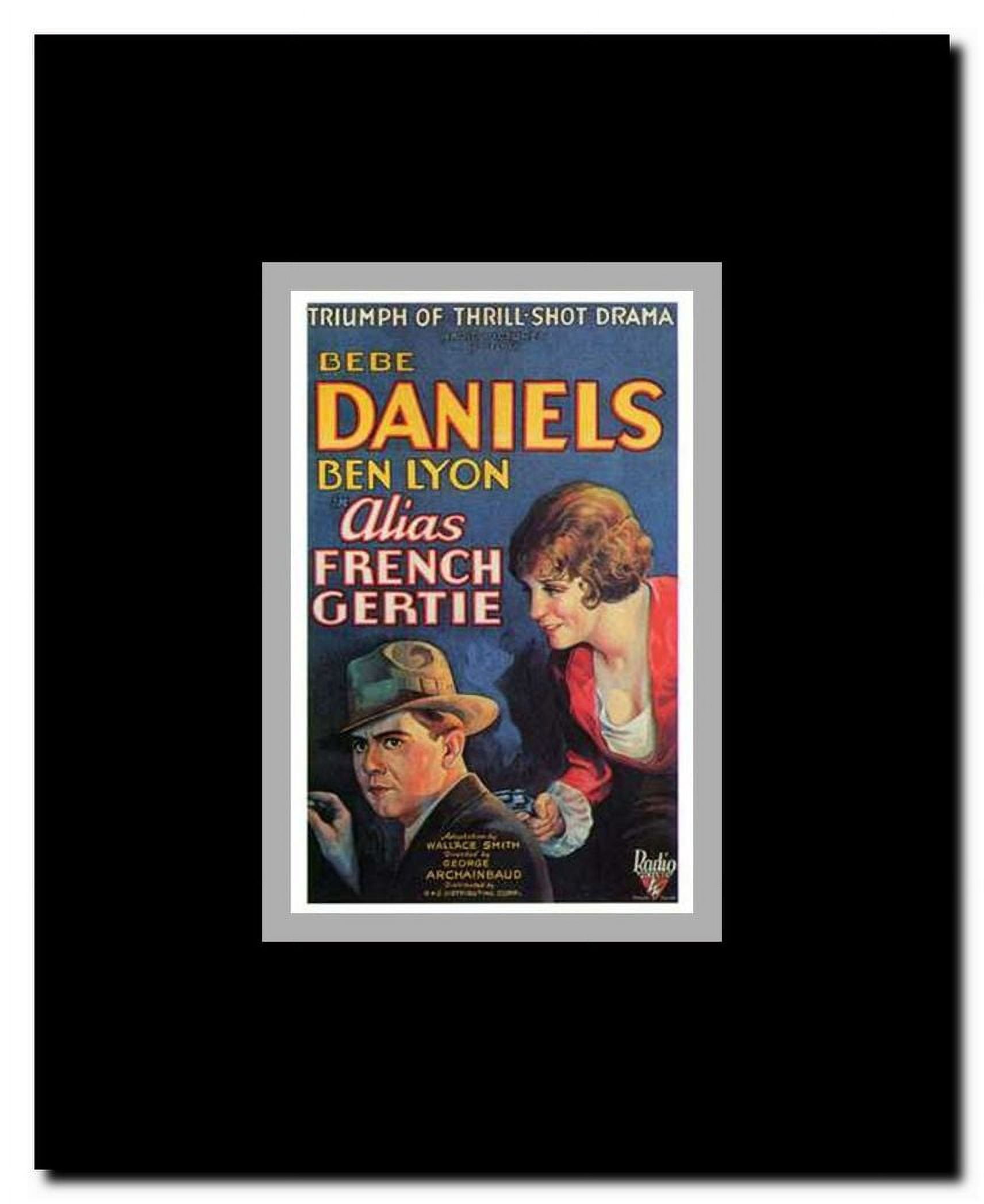 Alias French Gertie Framed Movie Poster