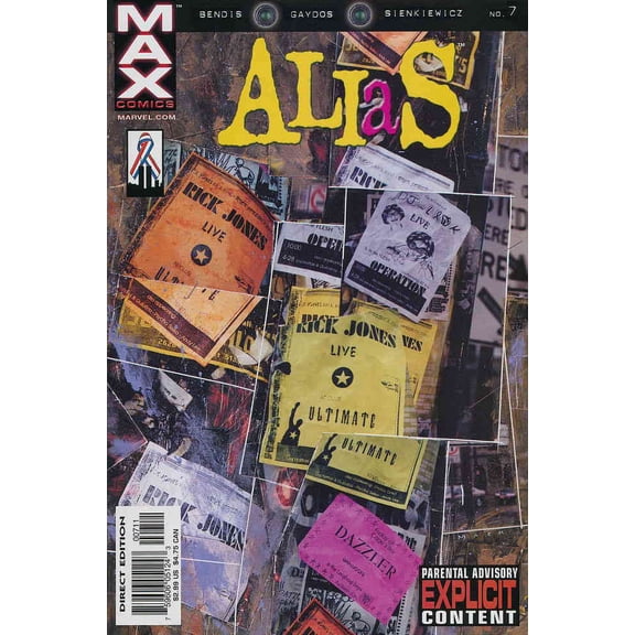 Alias (MAX) #7 VF ; Marvel Comic Book