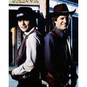 Alias Smith and Jones Pete Duel Ben Murphy back to back by saloon 4x6 photo