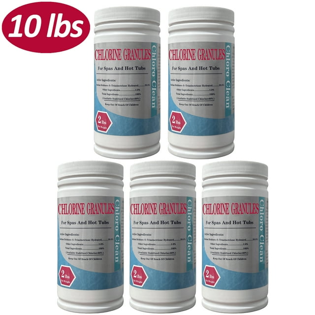 Alicacho Chlorinating Granules for Hot Tub and Spa 10LBS Dichlor