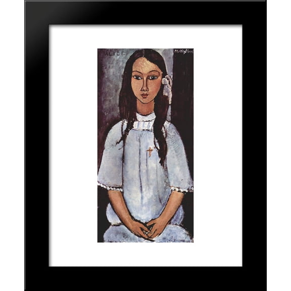 Alice 20x24 Framed Art Print by Modigliani, Amedeo