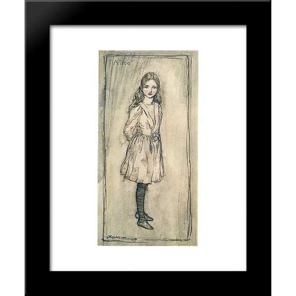 Alice 20x24 Framed Art Print by Rackham, Arthur