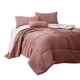 thumbnail image 1 of Alice 6 Piece Twin Comforter Set, Reversible, Soft Rose By The Urban Port- Saltoro Sherpi, 1 of 5