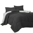 thumbnail image 1 of Alice 8 Piece King Comforter Set, Soft Dark Gray By The Urban Port- Saltoro Sherpi, 1 of 5