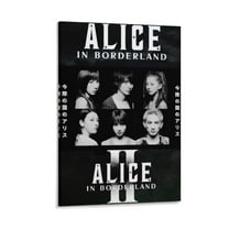 Alice in Borderland Sci-Fi Thriller Canvas Wall Art Home Decor Poster Wall Art Hanging Picture Print Bedroom Decorative Painting Posters Room Aesthetic