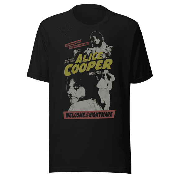 Alice Cooper 1975 Tour Vintage T-Shirt