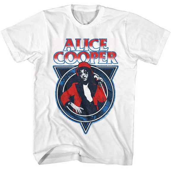 Alice Cooper AC USA White T-Shirt