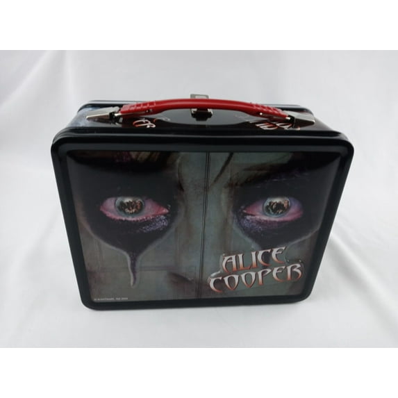 Alice Cooper Embossed Large Tin Tote Lunchbox
