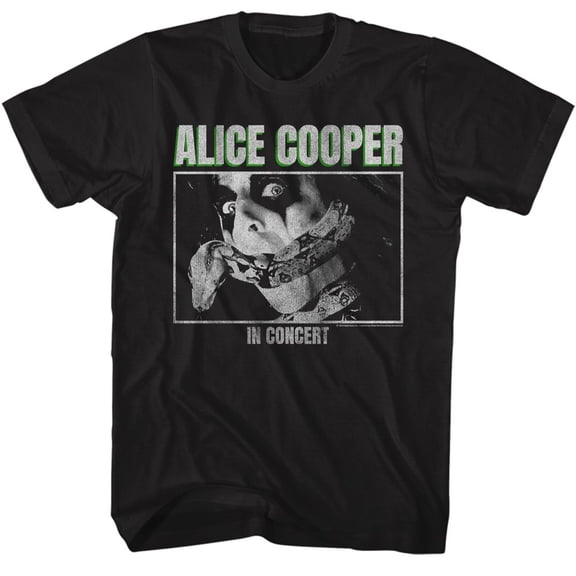 Alice Cooper In Concert Black Adult T-Shirt 3Xlt