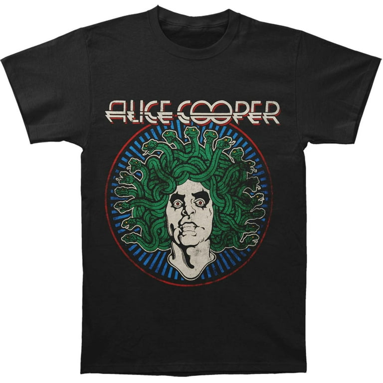 Alice Cooper Men's Medusa Vintage T-shirt Medium Black - Walmart.com