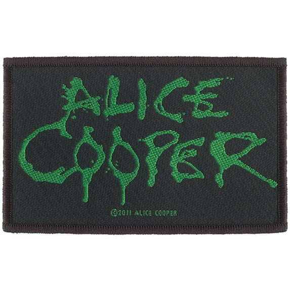 Alice Cooper Men's Woven Patch Black