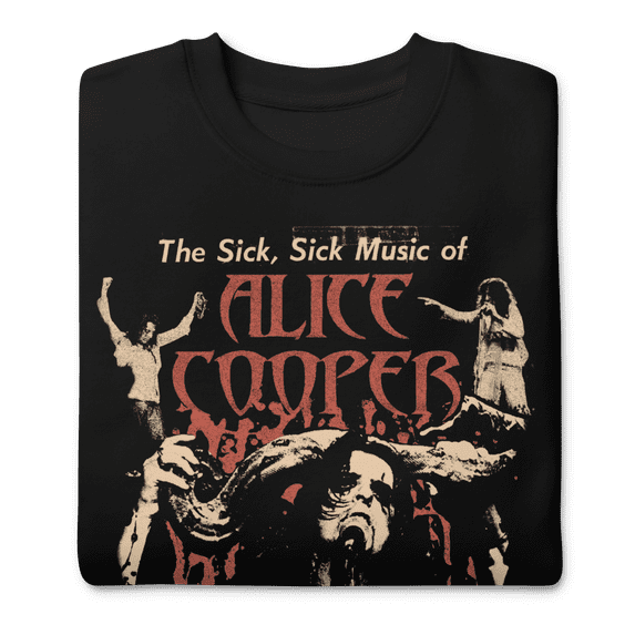 Alice Cooper - Sick Sick Jumbo Print Sweatshirt