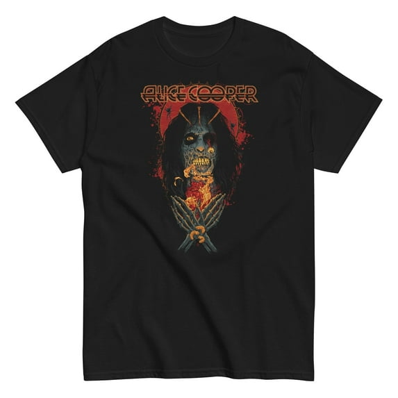 Alice Cooper - Skeleton Unisex T-Shirt - Black - Small