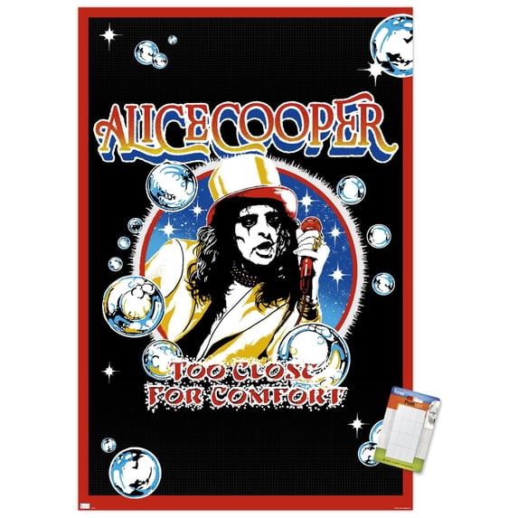 Alice Cooper - Too Close For Comfort Wall Poster, 14.725" x 22.375"