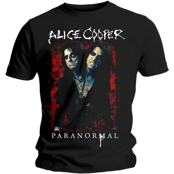 Alice Cooper Unisex T-Shirt Paranormal Splatter (Medium)