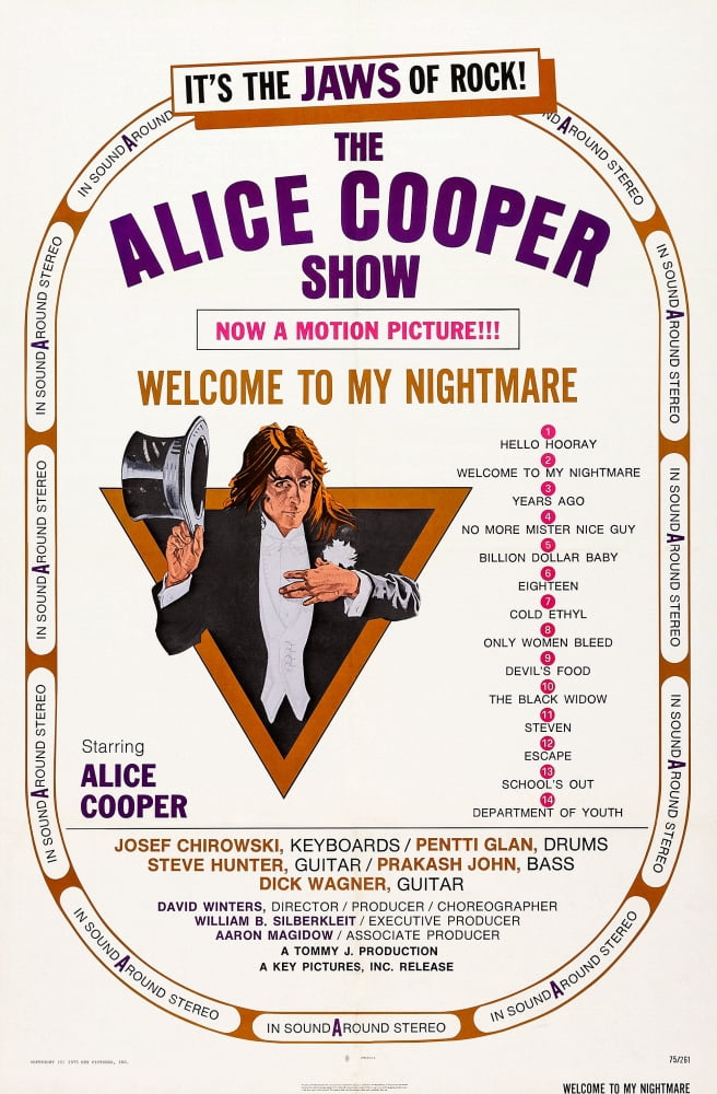 Alice Cooper Welcome To My Nightmare U Canvas Art - (24 x 36)