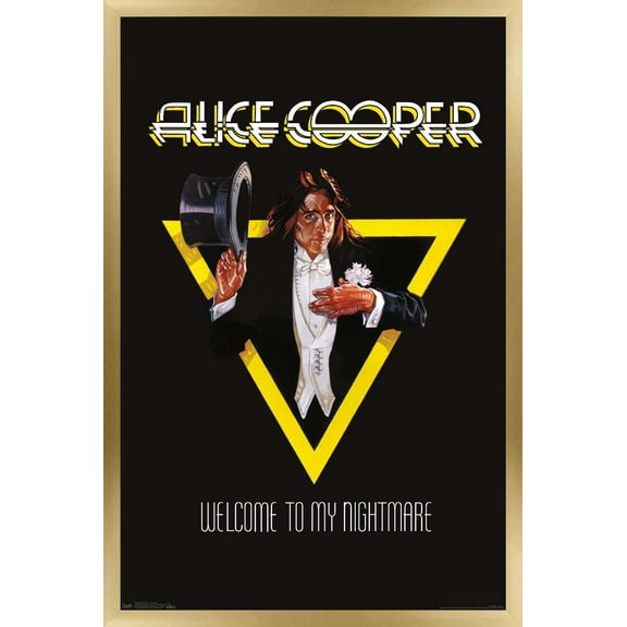 Alice Cooper - Welcome Wall Poster, 22.375" x 34", Framed