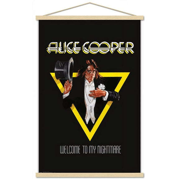Alice Cooper - Welcome Wall Poster with Wooden Magnetic Frame, 22.375" x 34"