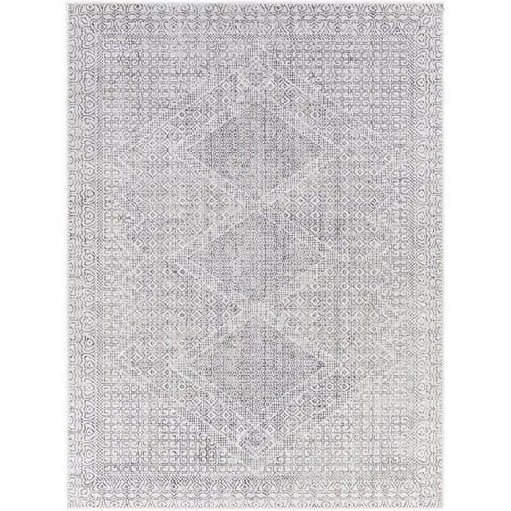 Alice Gray 7'10" x 10' Global Rectangle Area Rug