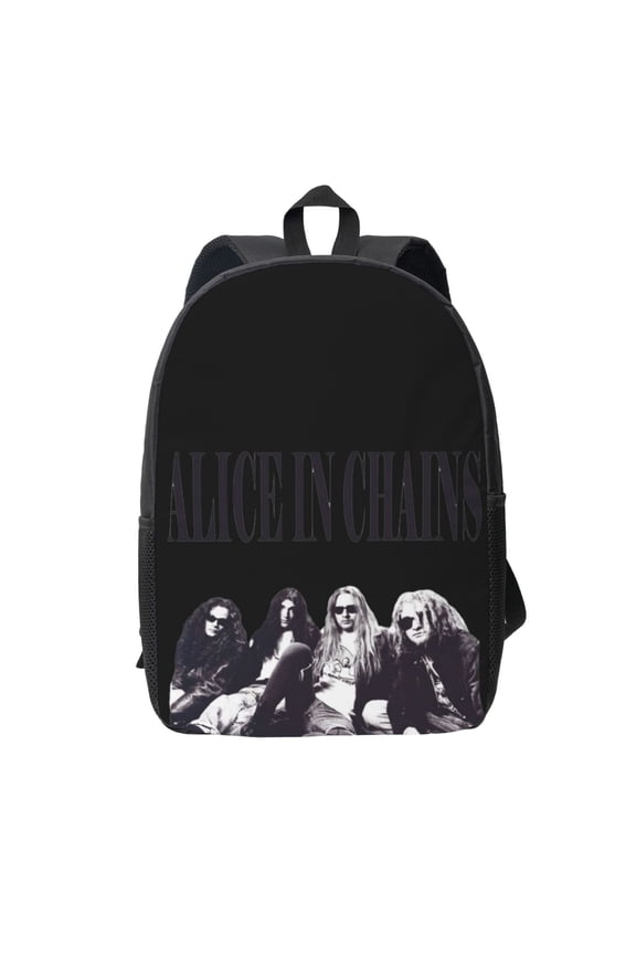 Alice In Chains Backpack Simple Lightweight Backpack Fashion Travel Backpack Laptop Backpack 17 Inch