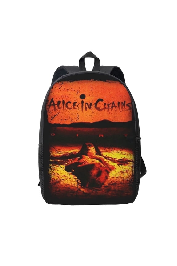 Alice In Chains Backpack Simple Lightweight Backpack Fashion Travel Backpack Laptop Backpack 17 Inch