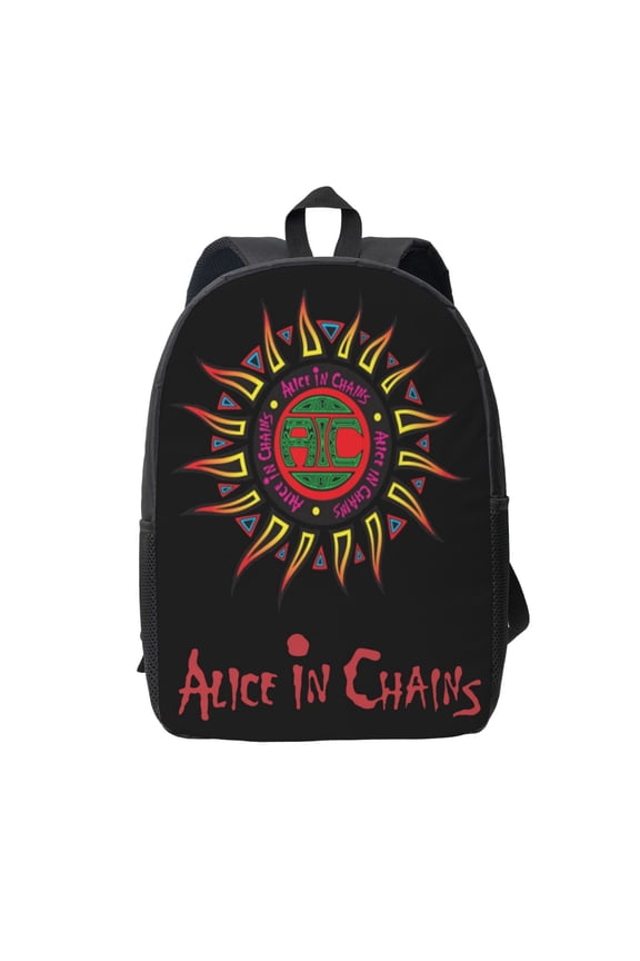 Alice In Chains Backpack Simple Lightweight Backpack Fashion Travel Backpack Laptop Backpack 17 Inch
