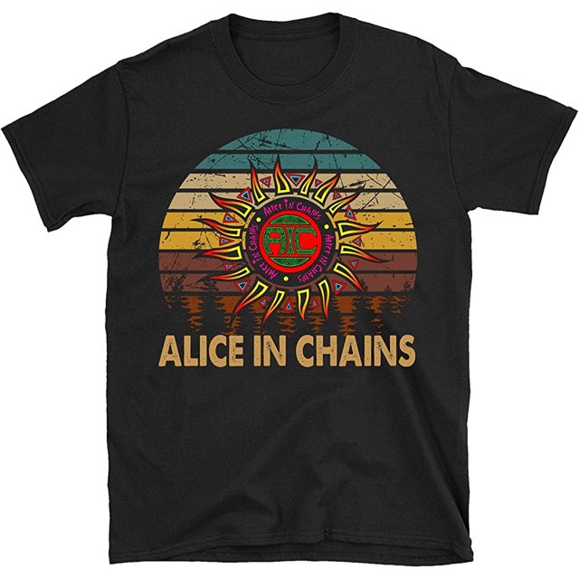 Alice In Chains Band Logo Tshirt Black Unisex Tee All Sizes S to 5Xl