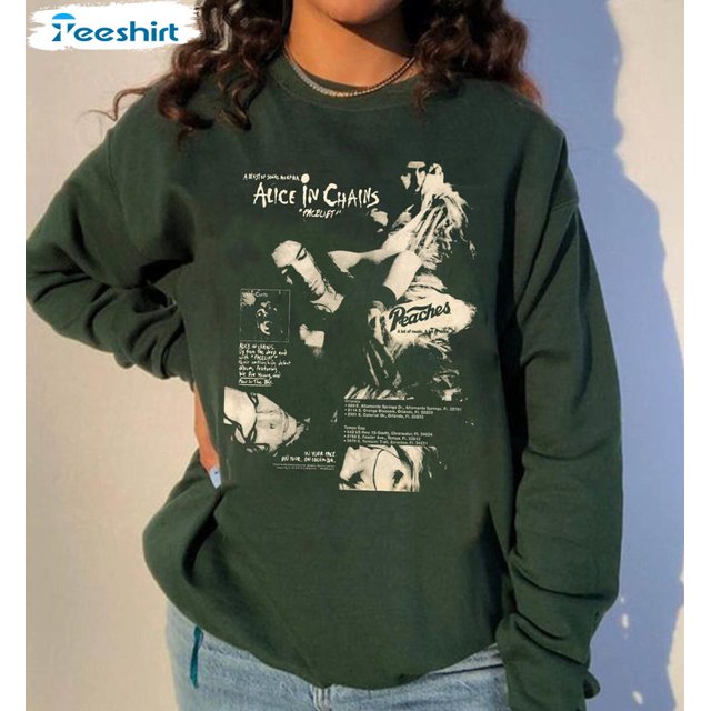 Alice In Chains Band Shirt, Rock Music Band Crewneck Sweatshirt, Size Xl, Tee Navy New