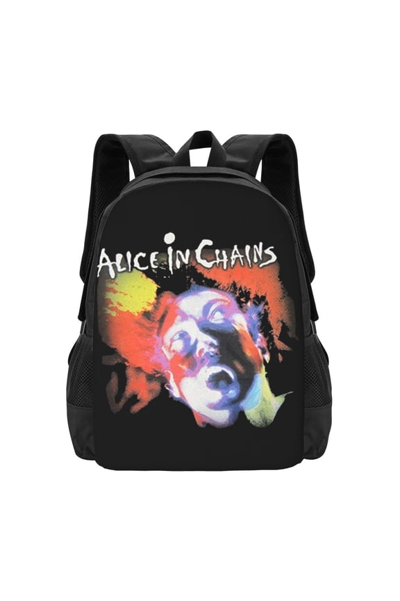 Alice In Chains 'Facelift' Backpack Fashion Travel Backpack Laptop Backpack 16 Inch Simple And Large Capacity