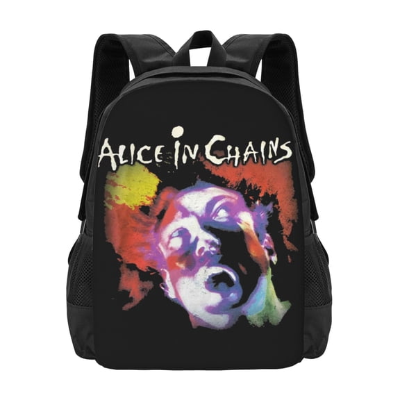 Alice In Chains Facelift Band Logo Backpack Fashion Travel Backpack Laptop Backpack 16ch Simple And Large Capacity