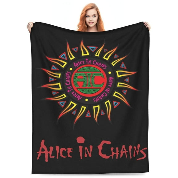 Alice In Chains Flannel Blanket Funny Ultra-Soft Micro Warm Throw Blanket Fleece Blanket Interesting Gift 40"X30"