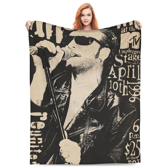 Alice In Chains Flannel Blanket Funny Ultra-Soft Micro Warm Throw Blanket Fleece Blanket Interesting Gift 40"X30"