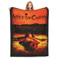 thumbnail image 1 of Alice In Chains Flannel Blanket Funny Ultra-Soft Micro Warm Throw Blanket Fleece Blanket Interesting Gift 50"X40", 1 of 9
