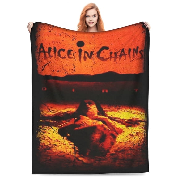 Alice In Chains Flannel Blanket Funny Ultra-Soft Micro Warm Throw Blanket Fleece Blanket Interesting Gift 80"X60"