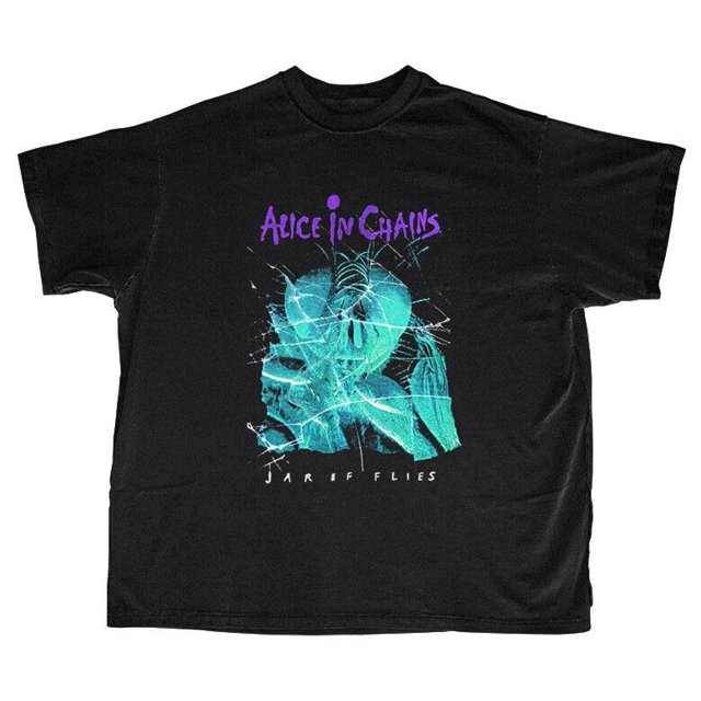 Alice In Chains Jar Of Flies album T Shirt, rock band shirt, remake