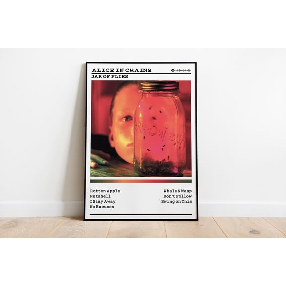 Alice In Chains Poster Jar Of Flies Poster Album Cover Poster Prints Wall Decor Posters Rock Music Poster