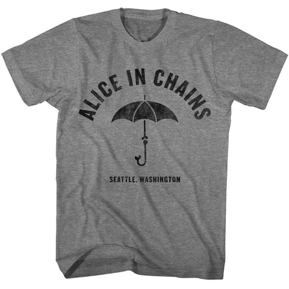 Alice In Chains Seattle, Washington Graphite Heather Adult T-Shirt
