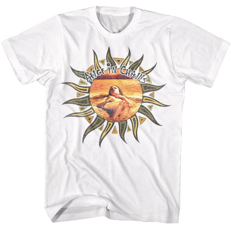 Alice In Chains Sun White Adult T-Shirt Xl - Walmart.com