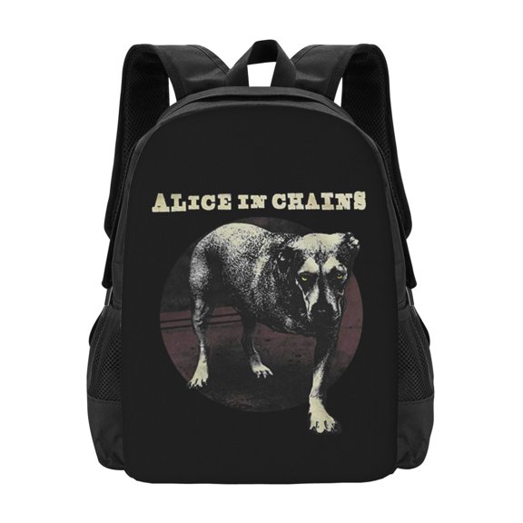 Alice In Chains 'Three Legged Dog' Backpack Fashion Travel Backpack Laptop Backpack 16 Inch Simple And Large Capacity