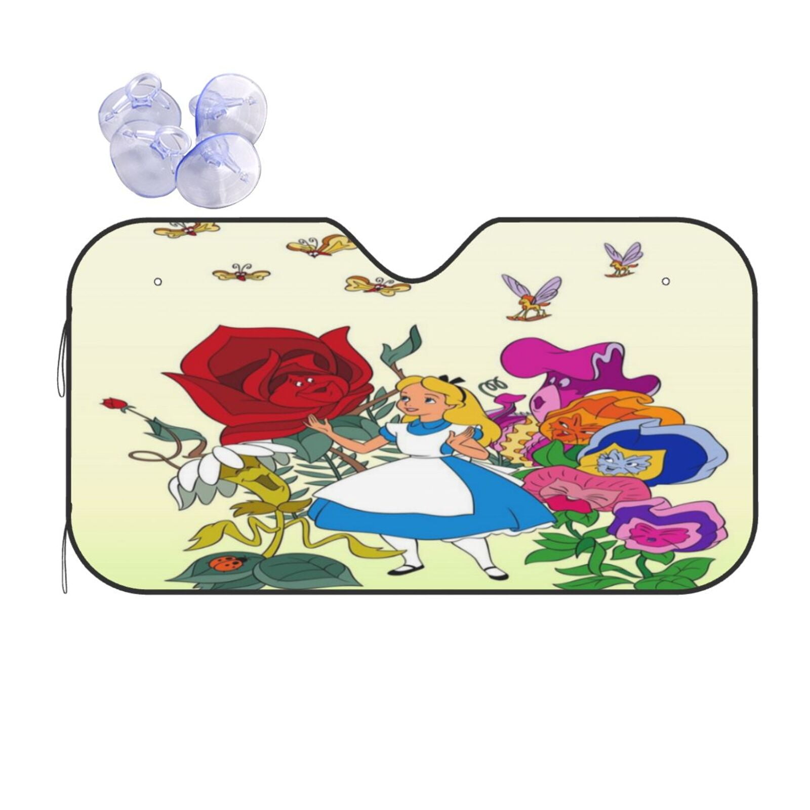 Alice In Wondenland Car Windshield Sunshade Front Window Sun Shades