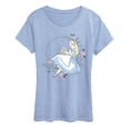 thumbnail image 1 of Alice In Wonderland - Alice Circle Of Flowers - Women's Short Sleeve Graphic T-Shirt, 1 of 3