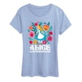 thumbnail image 1 of Alice In Wonderland - Alice Flowers - Women's Short Sleeve Graphic T-Shirt, 1 of 3