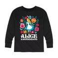 thumbnail image 1 of Alice In Wonderland - Alice In Wonderland Flower Art - Toddler And Youth Long Sleeve Graphic T-Shirt, 1 of 5