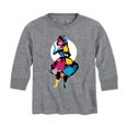 thumbnail image 1 of Alice In Wonderland - Alice Silhouette Teacups - Toddler And Youth Long Sleeve Graphic T-Shirt, 1 of 5