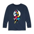 thumbnail image 1 of Alice In Wonderland - Alice Silhouette Teacups - Toddler And Youth Long Sleeve Graphic T-Shirt, 1 of 5