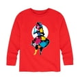 thumbnail image 1 of Alice In Wonderland - Alice Silhouette Teacups - Toddler And Youth Long Sleeve Graphic T-Shirt, 1 of 5